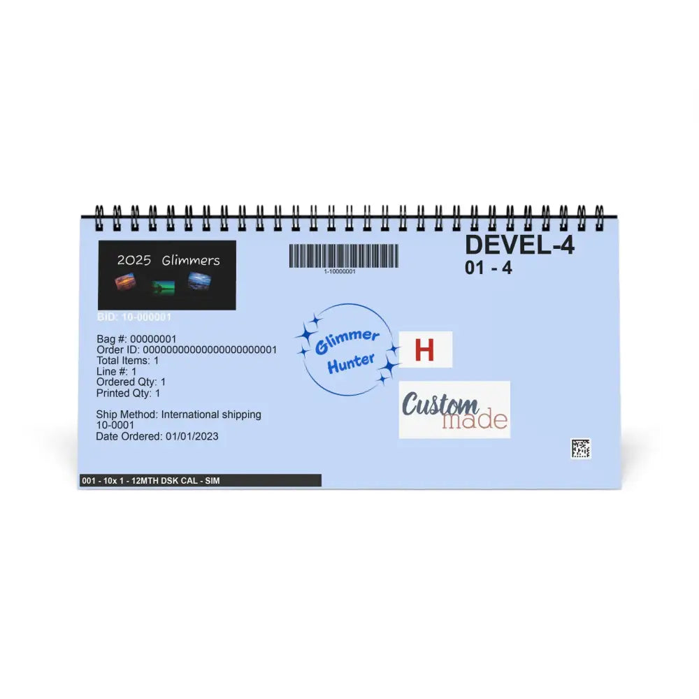 Desktop Calendar - 2025 Glimmers