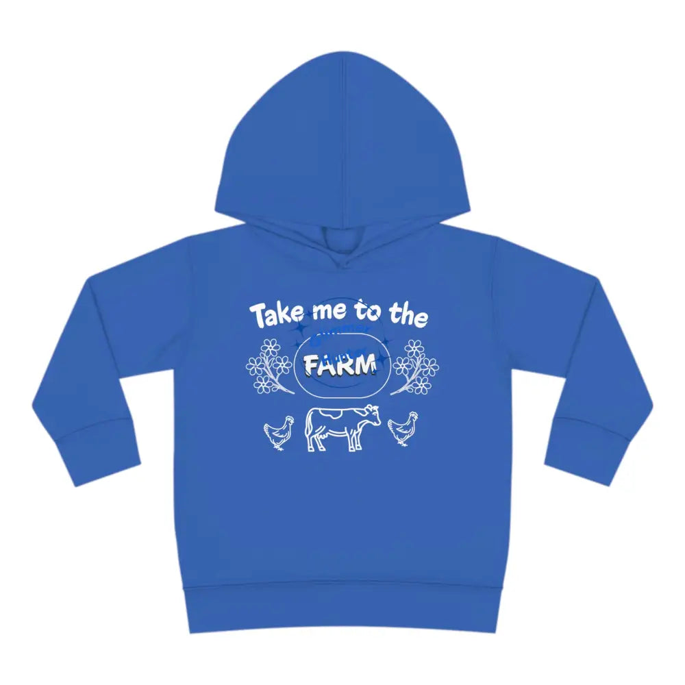 Farm Toddler Pullover Fleece Hoodie