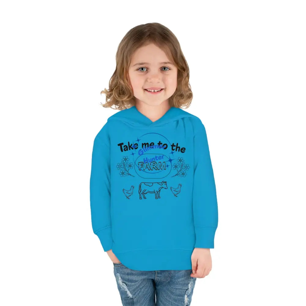 Farm Toddler Pullover Fleece Hoodie