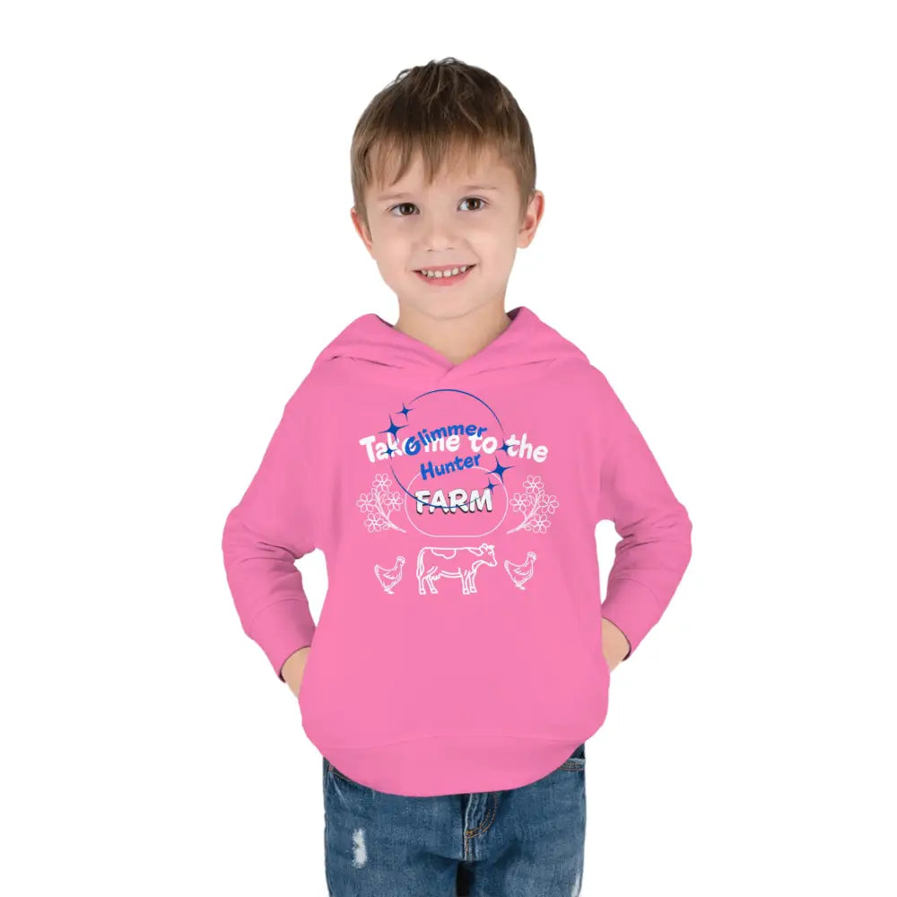 Farm Toddler Pullover Fleece Hoodie