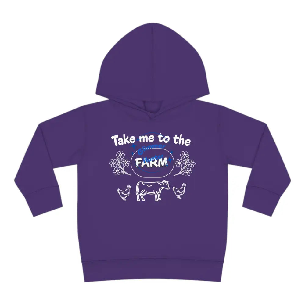 Farm Toddler Pullover Fleece Hoodie