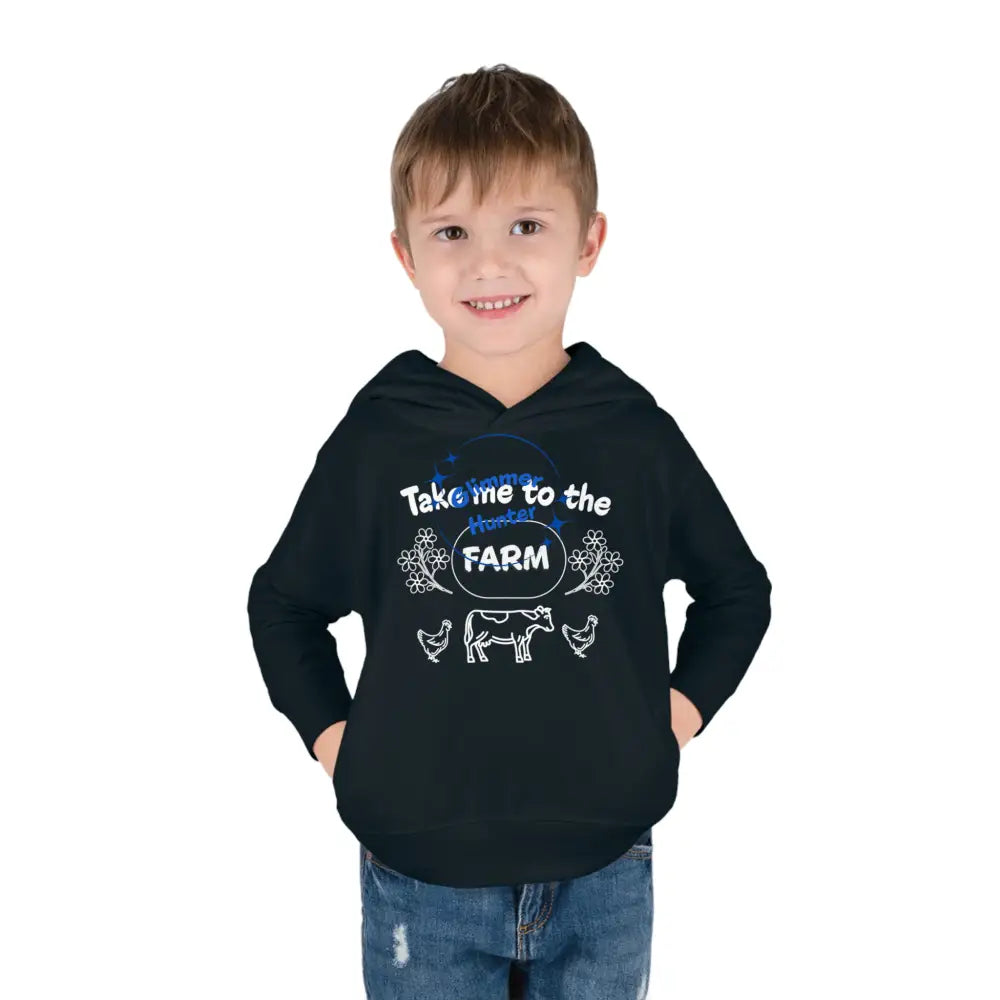 Farm Toddler Pullover Fleece Hoodie