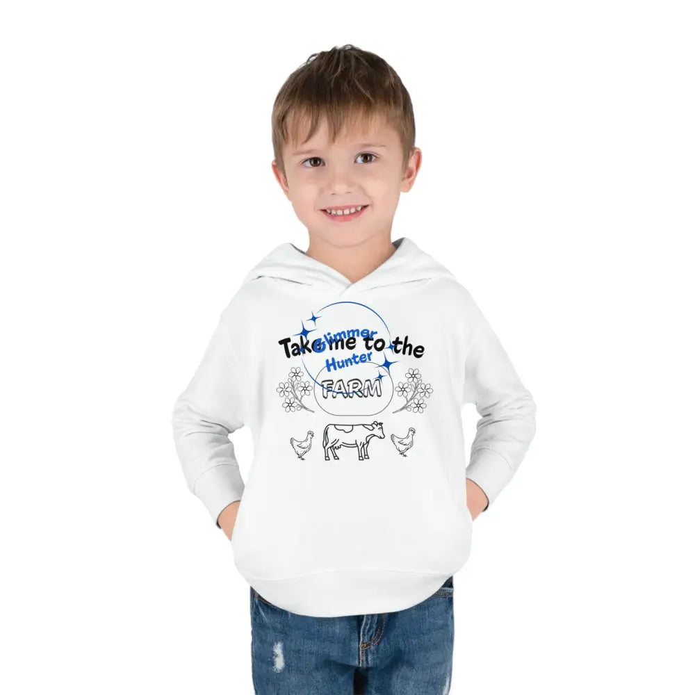 Farm Toddler Pullover Fleece Hoodie