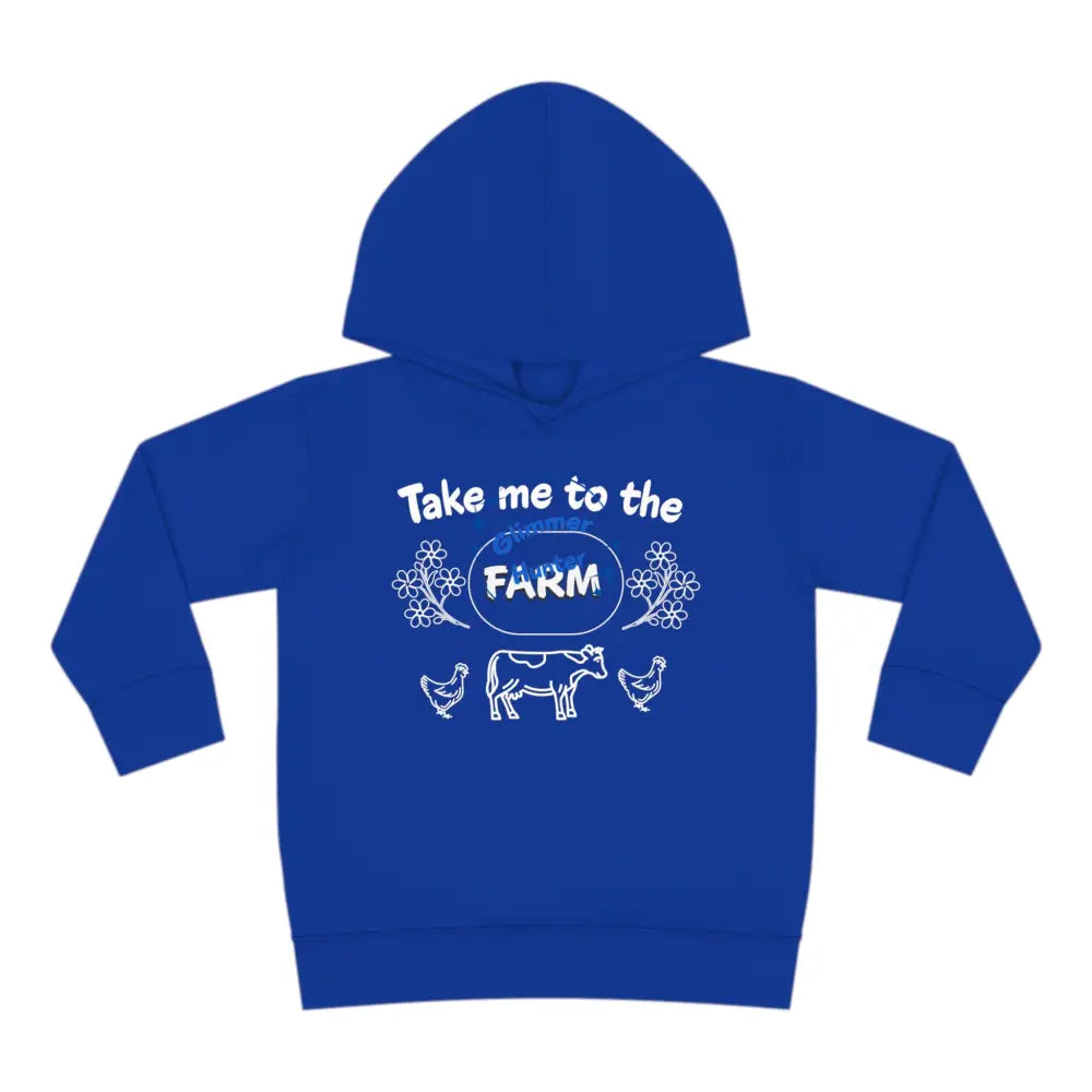 Farm Toddler Pullover Fleece Hoodie