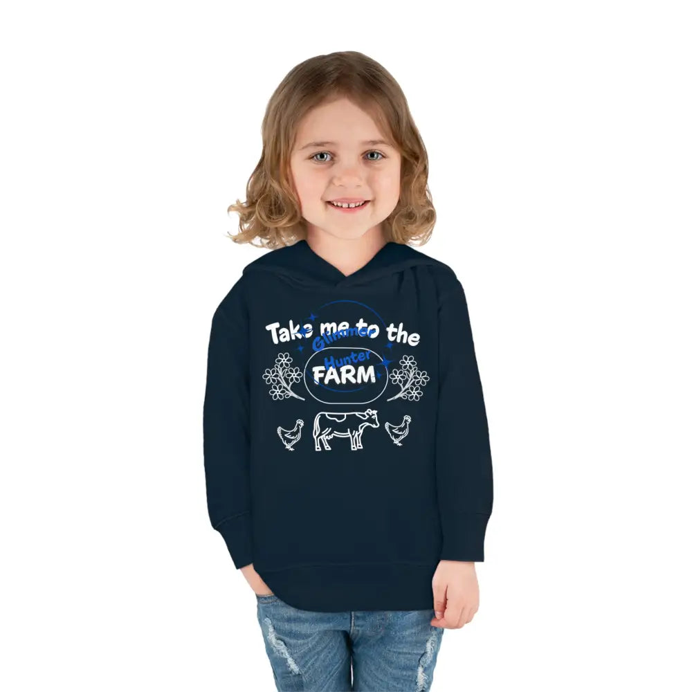 Farm Toddler Pullover Fleece Hoodie