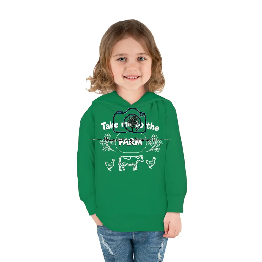 Farm Toddler Pullover Fleece Hoodie