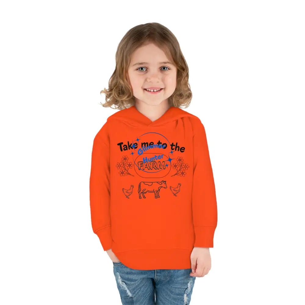 Farm Toddler Pullover Fleece Hoodie