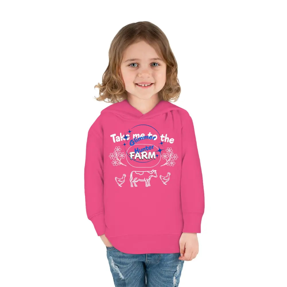 Farm Toddler Pullover Fleece Hoodie