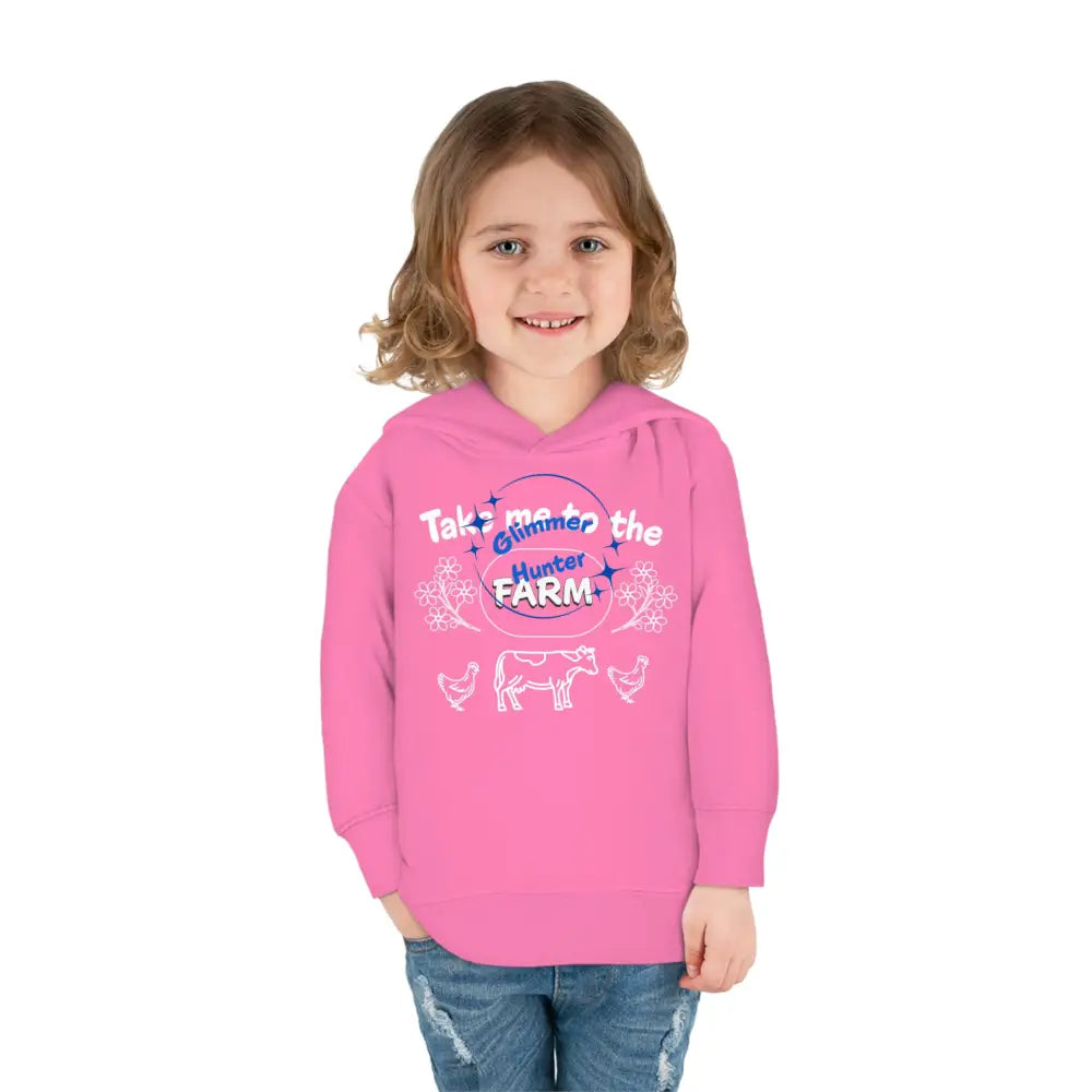 Farm Toddler Pullover Fleece Hoodie