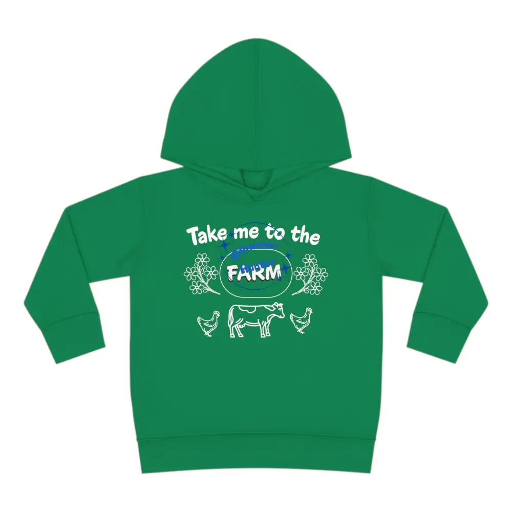 Farm Toddler Pullover Fleece Hoodie