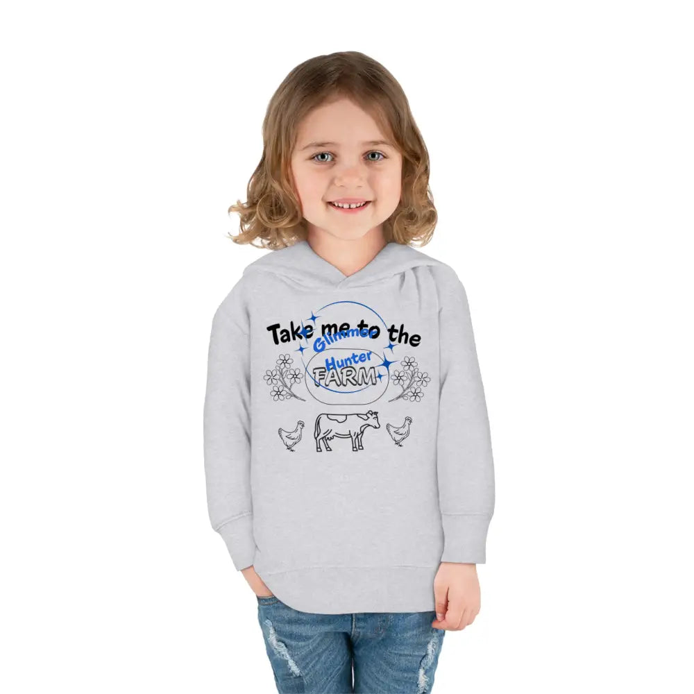 Farm Toddler Pullover Fleece Hoodie