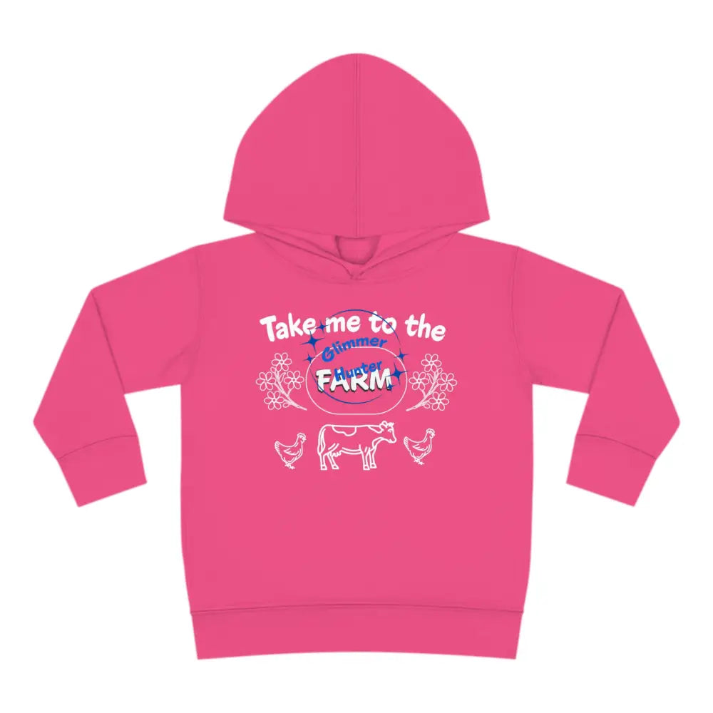 Farm Toddler Pullover Fleece Hoodie