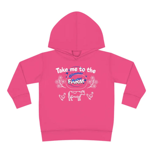 Farm Toddler Pullover Fleece Hoodie