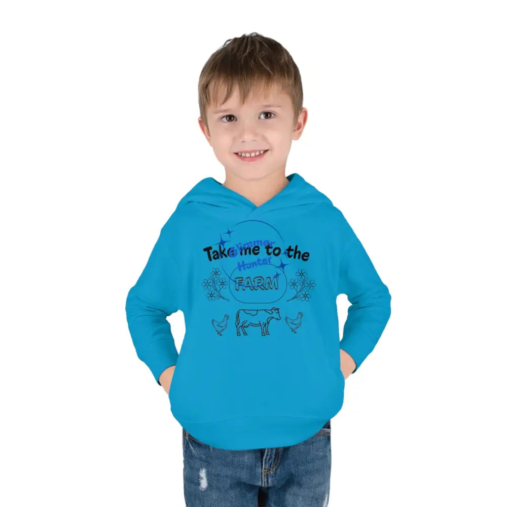 Farm Toddler Pullover Fleece Hoodie