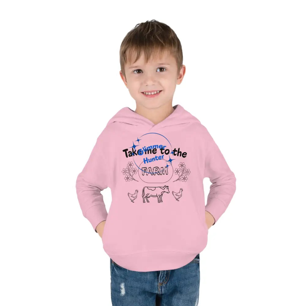 Farm Toddler Pullover Fleece Hoodie