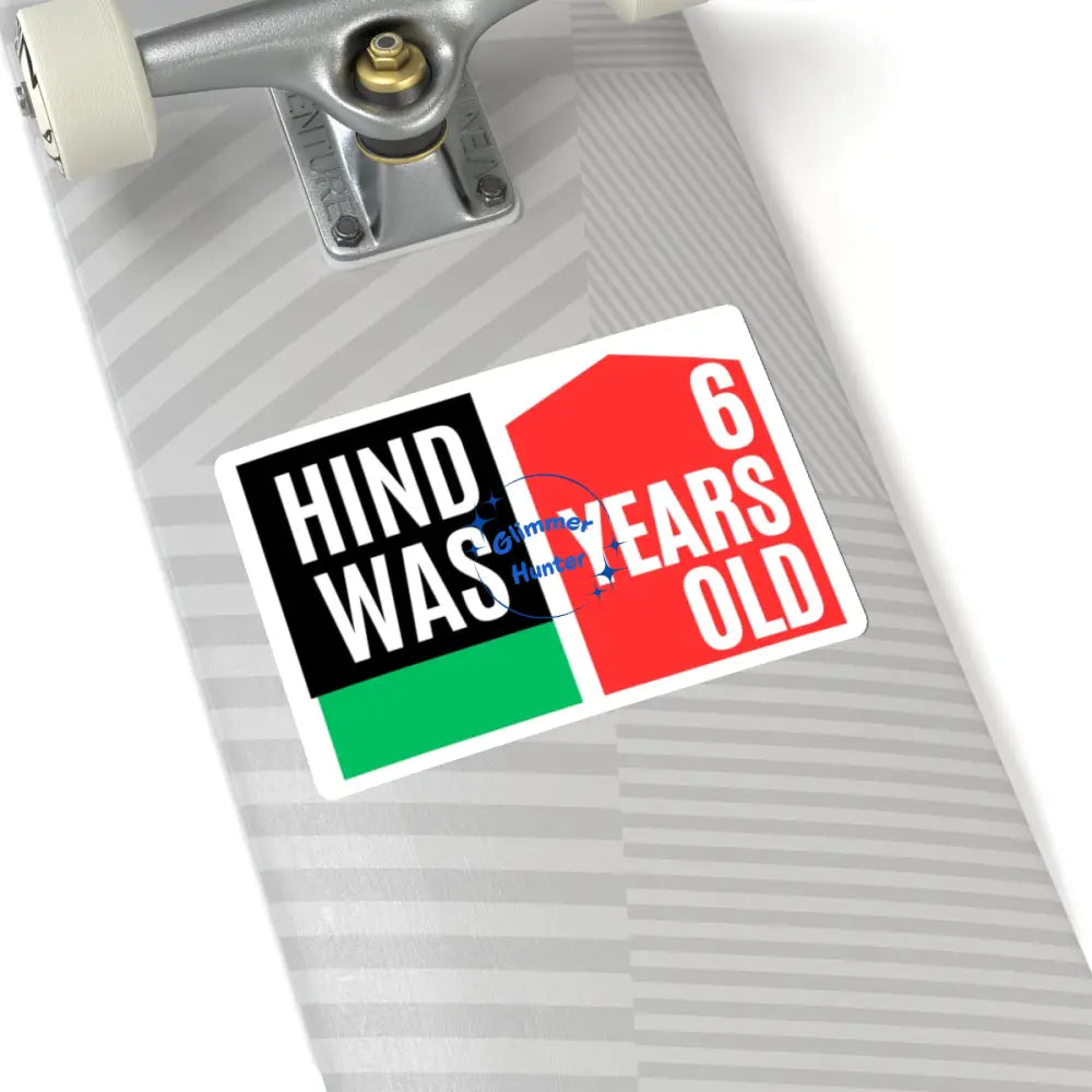 Hind was 6 year old Sticker