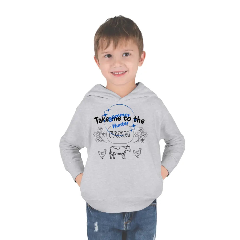 Farm Toddler Pullover Fleece Hoodie