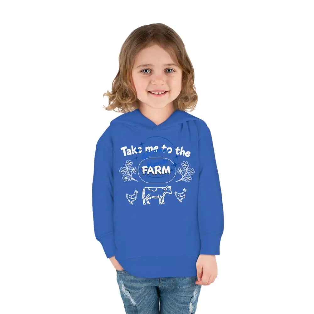 Farm Toddler Pullover Fleece Hoodie