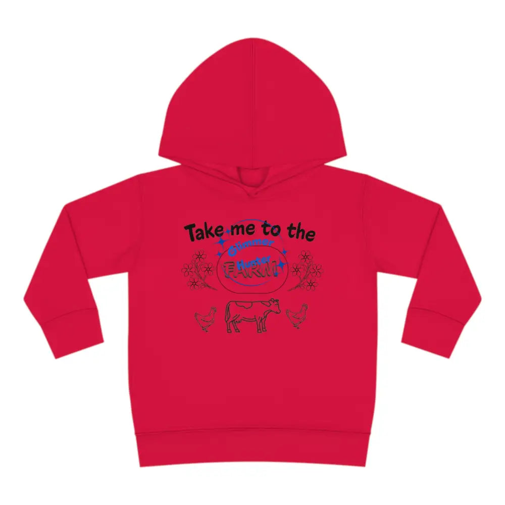 Farm Toddler Pullover Fleece Hoodie