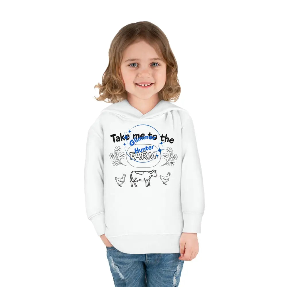 Farm Toddler Pullover Fleece Hoodie