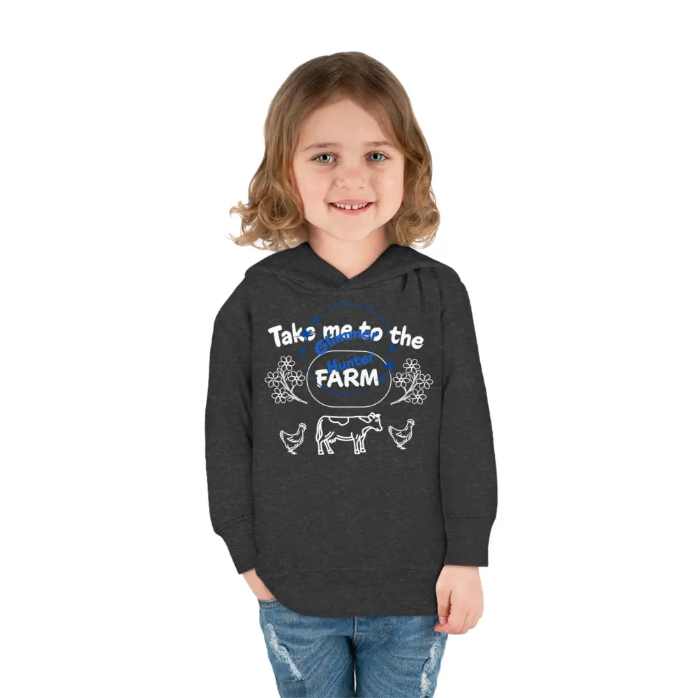 Farm Toddler Pullover Fleece Hoodie