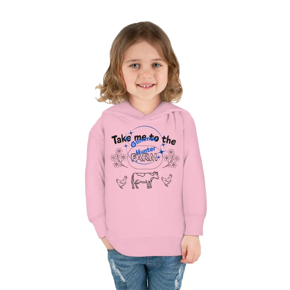 Farm Toddler Pullover Fleece Hoodie