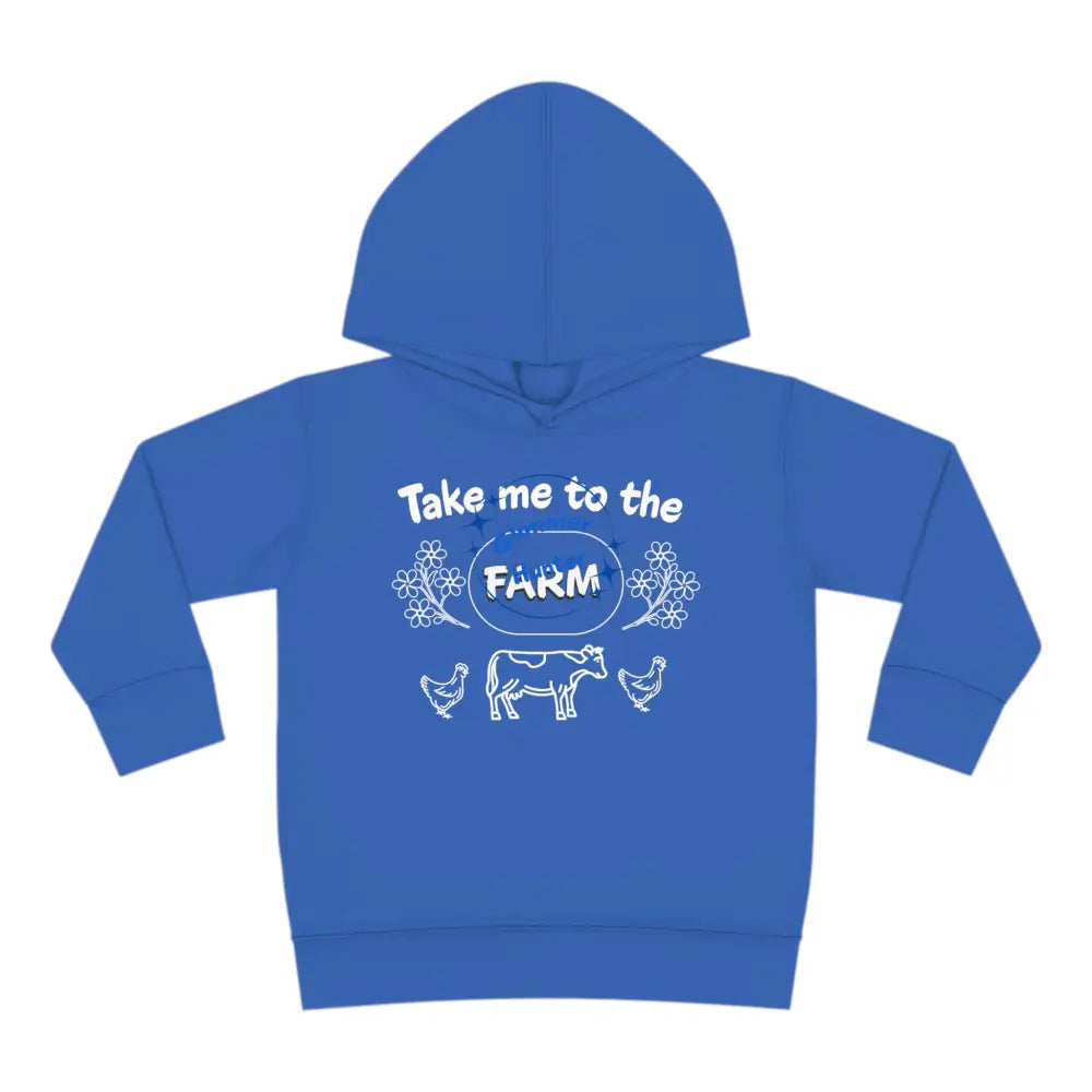 Farm Toddler Pullover Fleece Hoodie