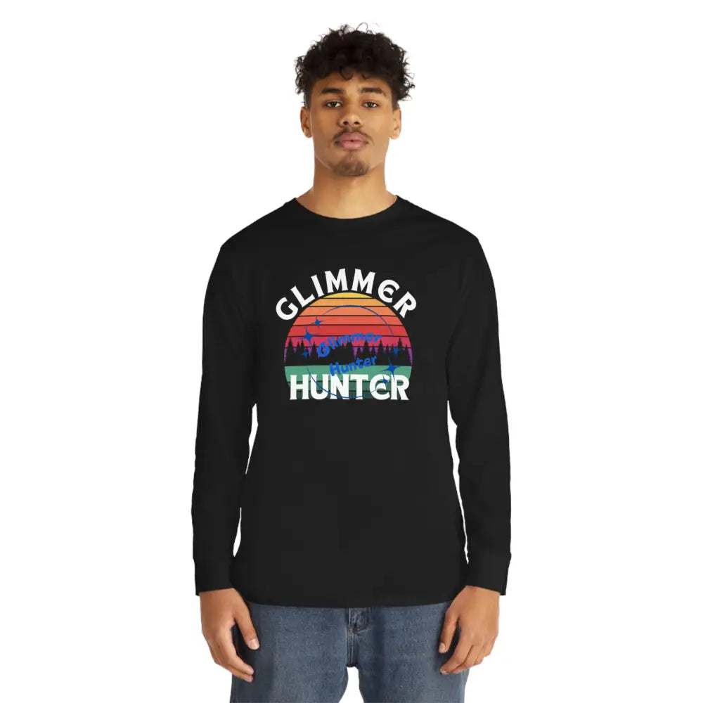 Glimmer Hunter - Long Sleeve Crewneck Tee Long - Sleeve