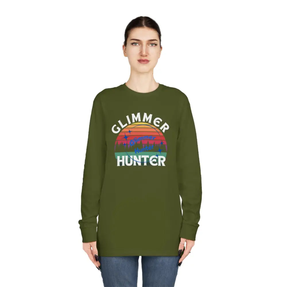 Glimmer Hunter - Long Sleeve Crewneck Tee Long - Sleeve