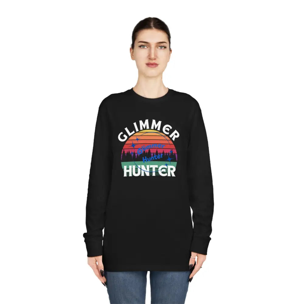 Glimmer Hunter - Long Sleeve Crewneck Tee Long - Sleeve