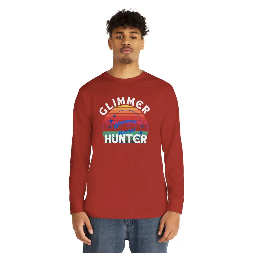 Glimmer Hunter - Long Sleeve Crewneck Tee Long - Sleeve