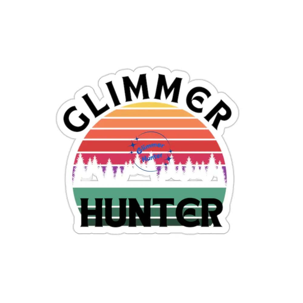 Glimmer Hunter Sticker 2 × / White Paper Products