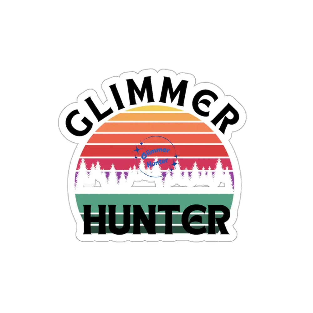 Glimmer Hunter Sticker 3 × / White Paper Products