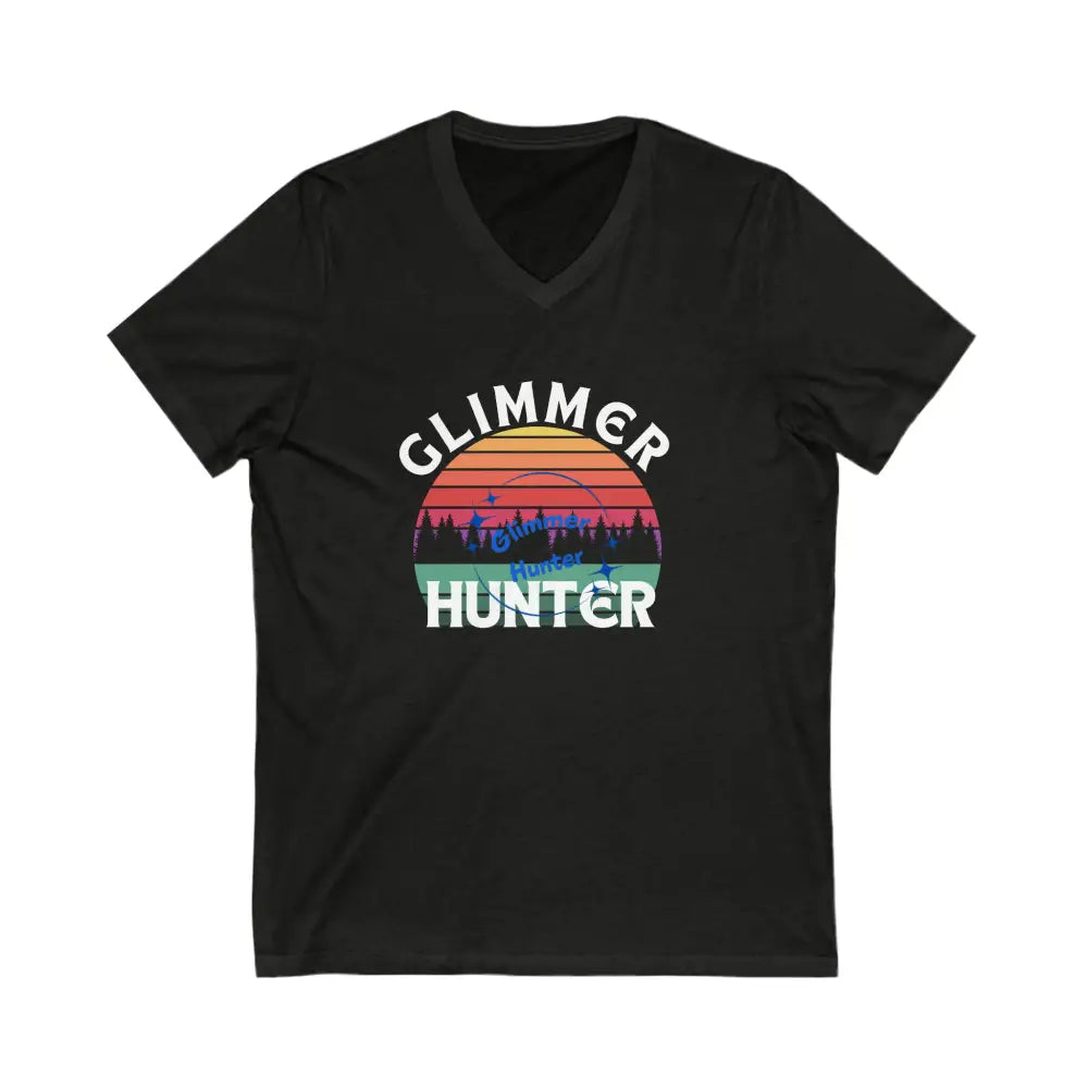 Glimmer Hunter V - Neck Tee M / Black Heather V - Neck