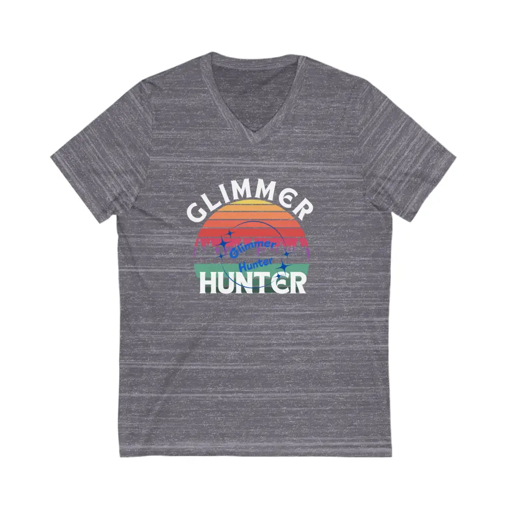 Glimmer Hunter V - Neck Tee S / Asphalt Slub V - Neck