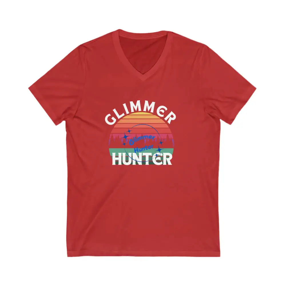 Glimmer Hunter V - Neck Tee Xs / Red V - Neck