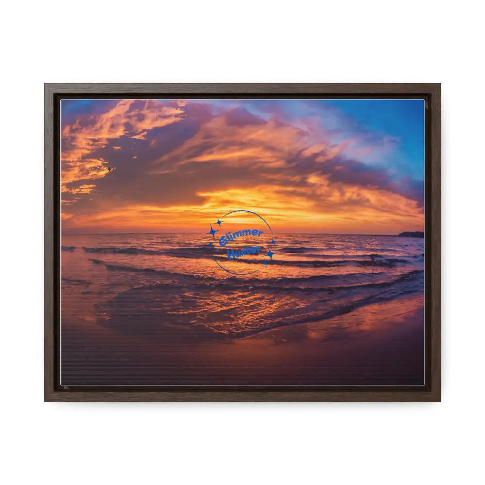 Untitled Sunrise 14 X 11 / Walnut Premium Gallery Wraps (1.25) Canvas